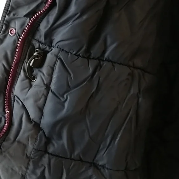 Patagonia Vintage Ski Snowboarding Guide Parka Jacket Burgundy Large - Picture 8 of 13